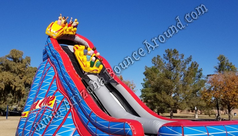 Wild one Inflatable Roller Coaster slide rental Phoenix Arizona